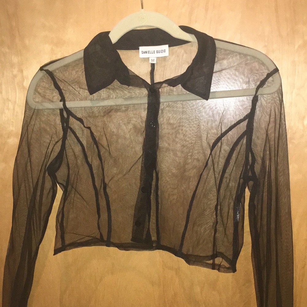 Danielle Guizio Sheer Top